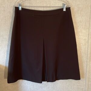 JM studio by John Meyer black midi skirt with one pleat in front. Size 12.